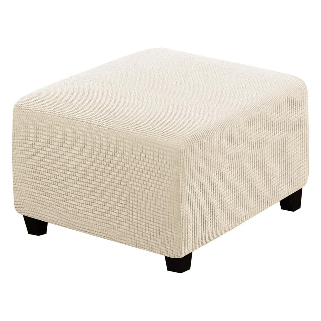 Square Elastic Step Cover Thickened Full Cover Square Low Stool Cover Household Sofa Step Stool Protection Cover
