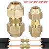 Прямое соединение-удлинитель 1/2" 1/4" 3/8" 3/4" 5/8" С накидными гайками Медные соединители Резьбовые фитинги