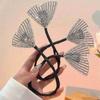 Fashion Hair Styling Tools Girl Accessories Magic Bow Clip Hairpin Bun Bow Hair Iron Curler Braider