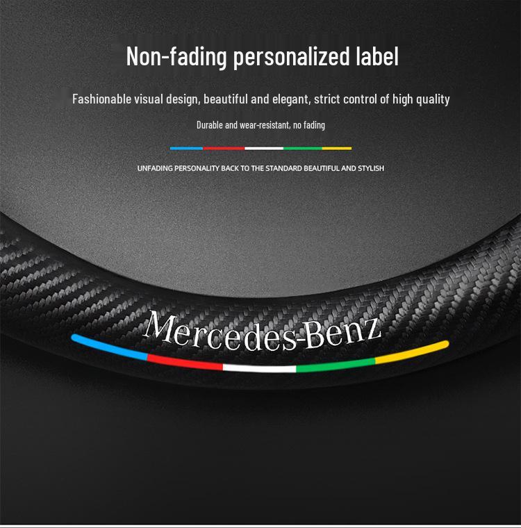 Mercedes C-Class Suede Steering Wheel Cover for Models 08-22: C260L, C200L, C260