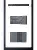 Складная клавиатура и мышь с сенсорной панелью Bluetooth: Многофункциональное, универсальное для телефонов, планшетов, ноутбуков