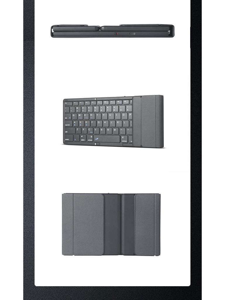 Складная клавиатура и мышь с сенсорной панелью Bluetooth: Многофункциональное, универсальное для телефонов, планшетов, ноутбуков