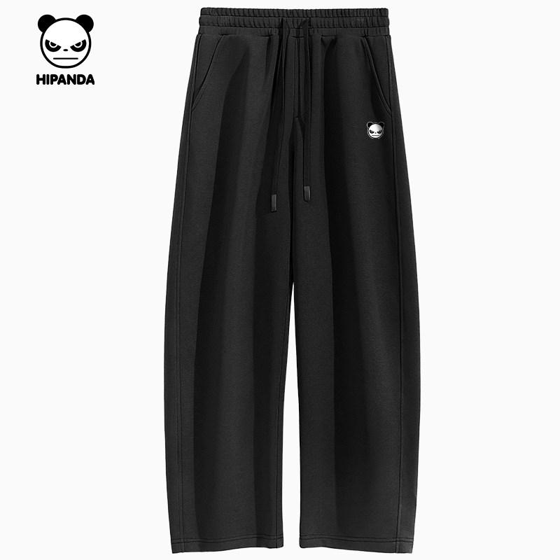 Hello Hipanda Panda Heavy Cotton Casual Daily Basic Bent Knife Pants