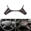 Car Styling Carbon Fiber Texture Steering Wheel Panel Frame Cover Trim For Mercedes Benz C E Class W204 W212 ML GL X166