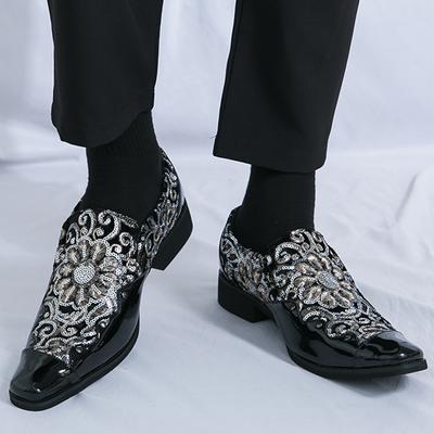 Новые мужские лоферы с острым носком, с заклепками, пайетками, смешанные, мужские туфли для платья, повседневные мокасины, обувь для вечеринок, вождения, балетки, обувь Zapatos Hombre
