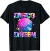 Graphic Birthday Gift Disco Queen 70s Themed Dancing Seventies Ball Costume T-Shirt Men Clothing Streetwear Graphic T Shirts