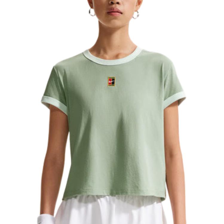 Nike Теннисная футболка Heritage с коротким рукавом и круглым вырезом для женщин tops IH5060-006