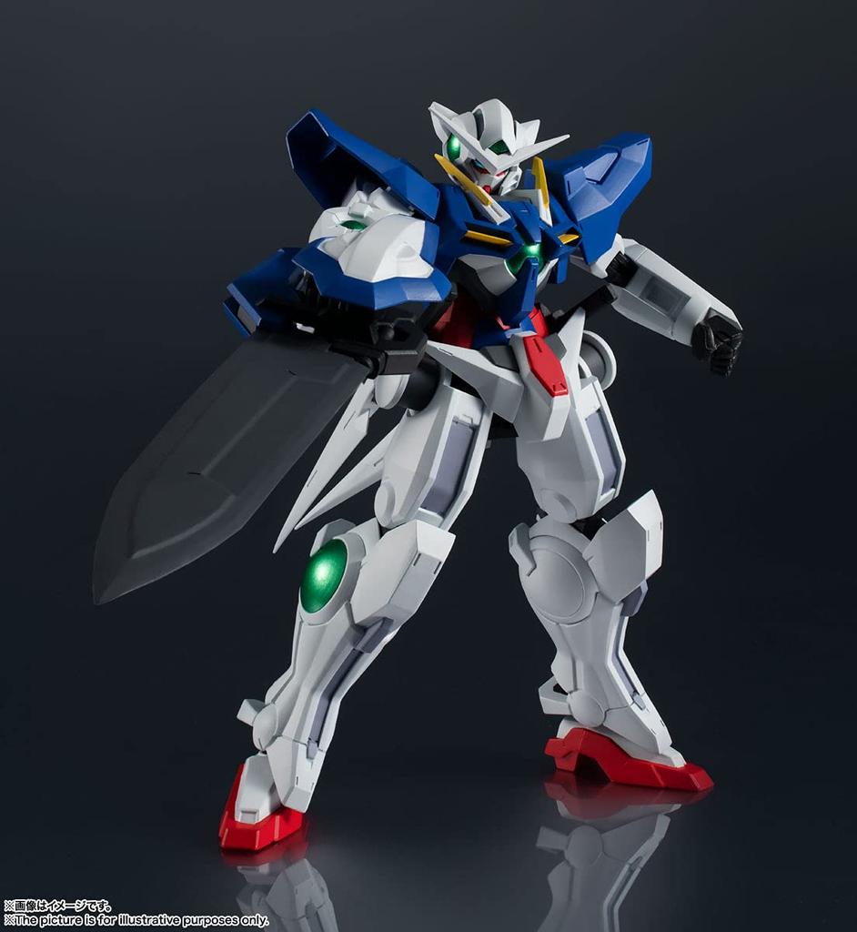TAMASHII NATIONS GUNDAM UNIVERSE Мобильный костюм Gundam 00 GUNDAM EXIA 150 мм окрашенная подвижная фигурка GN-001 приблизительно. АБС и ПВХ