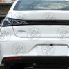 AAAIY1 For L&K Laurin & Klement Kodiaq Octavia Superb Scala Karoq skoda Car 3D Metal Badge Decals Sticker Car Rear Trunk Emblem