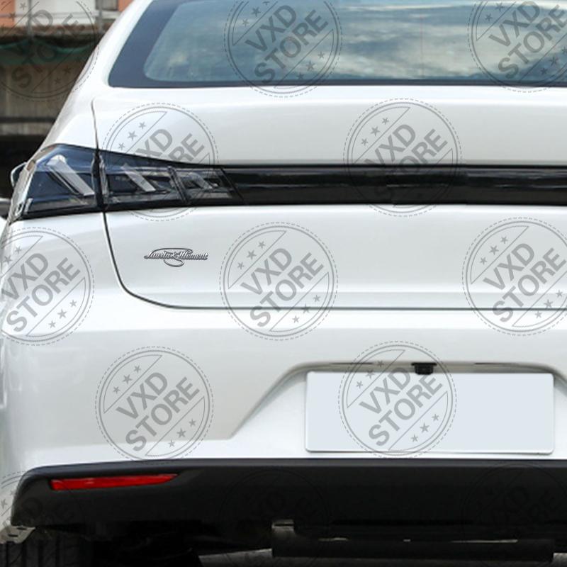 AAAIY1 For L&K Laurin & Klement Kodiaq Octavia Superb Scala Karoq skoda Car 3D Metal Badge Decals Sticker Car Rear Trunk Emblem