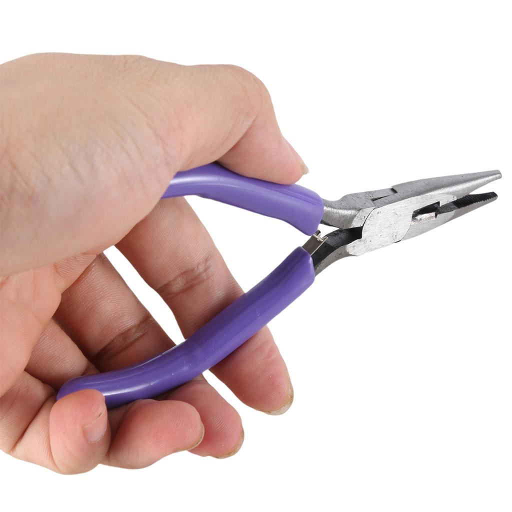 Миниатюрные остроносые плоскогубцы ручной работы, портативный пружинный небольшой инструмент для мастеров-любителей ювелирных изделий, сложных изделий из бисера