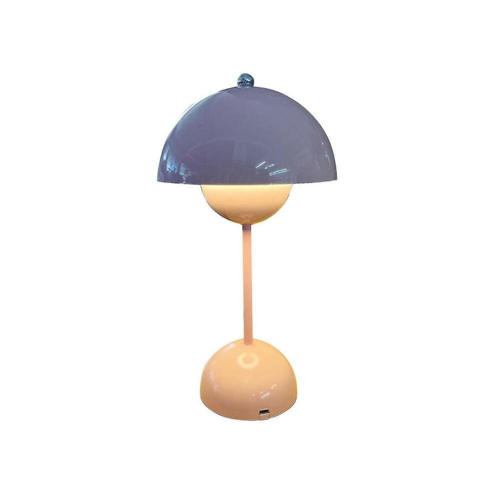 (Pink)Table Lamp Nordic Danish Flower Bud Table Lamp (Rechargeable)