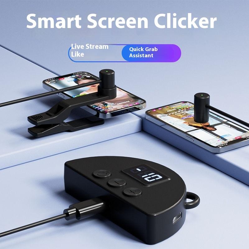 Нажмите для регулировки экрана Кликер для прямых трансляций Автоматическое устройство для нажатия на экран Игровой автокликер Кликер для непрерывного нажатия