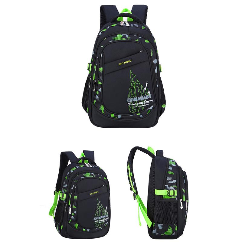 Школьный рюкзак Детские повседневные рюкзаки Нейлон Большой размер Школьные сумки для студентов 7-14 лет Водонепроницаемый Школьный рюкзак для мальчика Детский ранец AVE