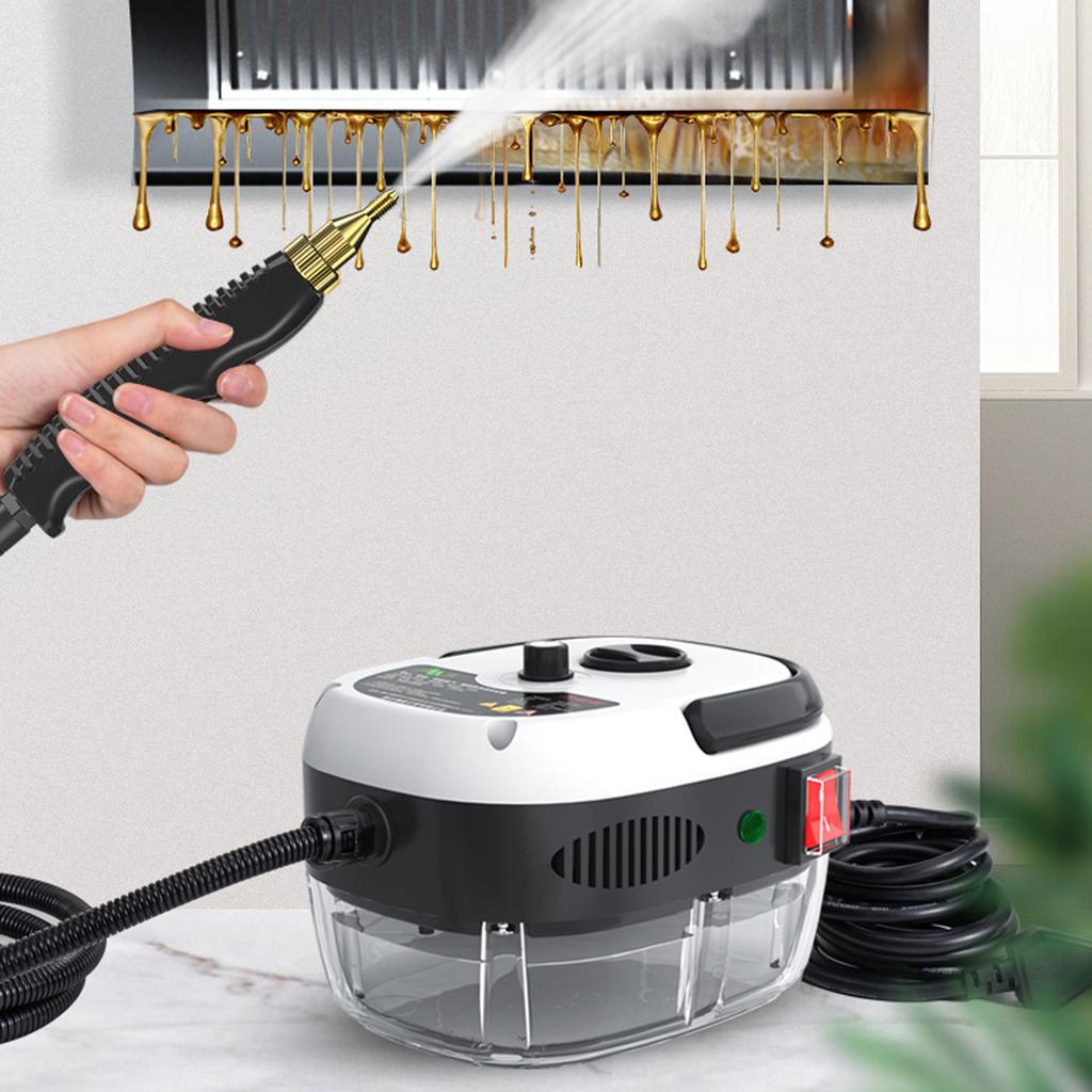 2500W Portable Handheld Steam Cleaner High Temperature Pressurized Steam Cleaning Machine with 3pcs