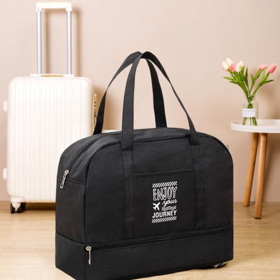 Widened Hand StrapsOvernight Bag Useful Scratch-resistant Large Capacity Training Travel Duffel Household Supplies Storage