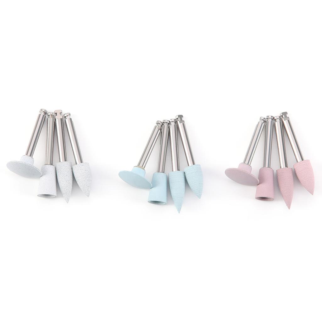 Dental Silicone Polisher 12Pcs/Pack For Contra Angle Handpiece Porcelain Polishing Composite Teeth Polish Dentistry Tool