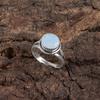 Rare Milky Opal Gemstone 925 Sterling Silver Jewelry Handmade Ring Birthday Gift RR-11-15