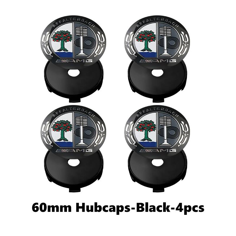 AABID1 For AMG Car Logo Wheel hub Center Cap Badge covers sticker Decals Styling Accessories Benz B-CLASS C-CLASS GLC GLE GLK W190 W201