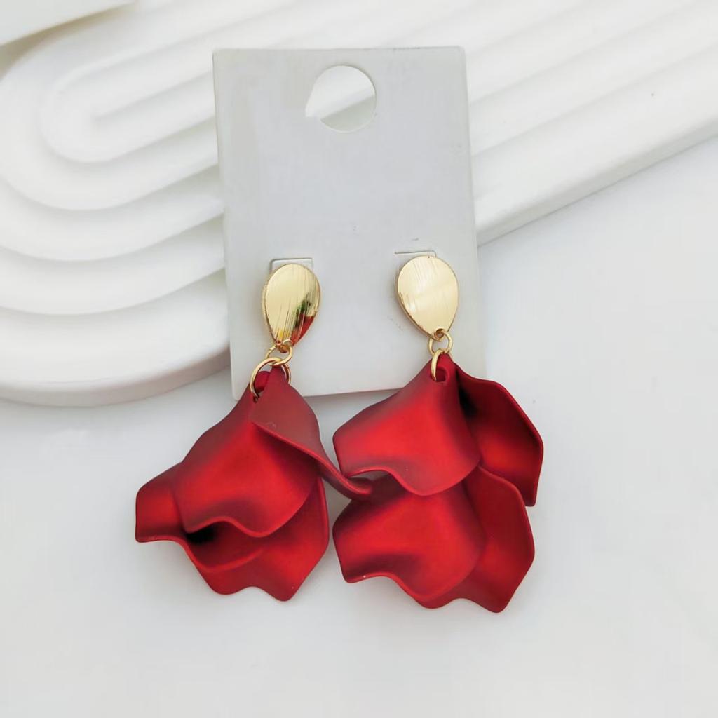 Богемные Красочные Серьги-цветы для Женщин Серьги с подвесками-лепестками Вечерние Серьги-капли Ювелирные изделия Аксессуары Y2k Бижутерия