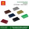 Нетоксичный 33 шт./Лот6191W110314W12X6Изогнутая Полукруглая спинка 12 Отверстий Строительный Блок Moc Цветные Аксессуары Совместимые с Кирпичами DIY Наборами