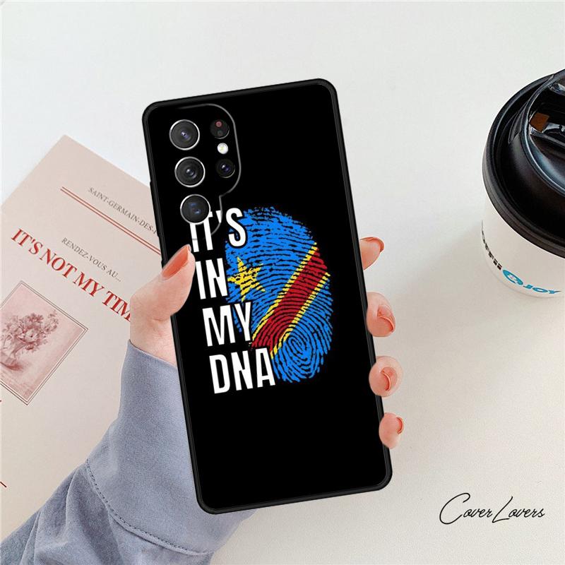 Чехол для телефона с флагом Демократической Республики Конго Для Samsung Galaxy S24 S25 S23 S22 Ultra Note 10 20 Plus S20 S21 FE Чехол