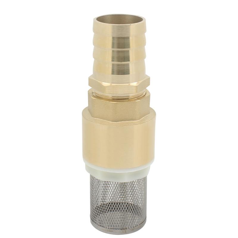Copper Pagoda Nozzle Non-Return Valve Suction Strainer Foot Valve Hose Connection With Mesh Strainer Water Pump Bottom Valve