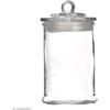 Glass Candy Jar - - Cylindrical - 14.5x8 Cm - Ideal for Wedding - Customizable
