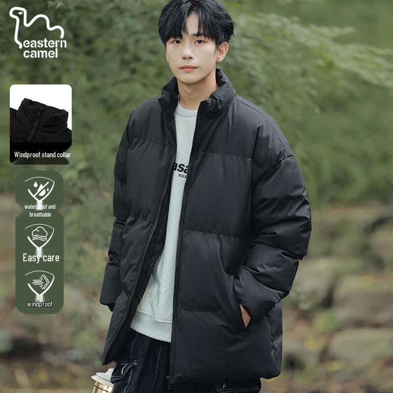 Eastern Camel Unisex Stand-Collar Padded Winter Jacket