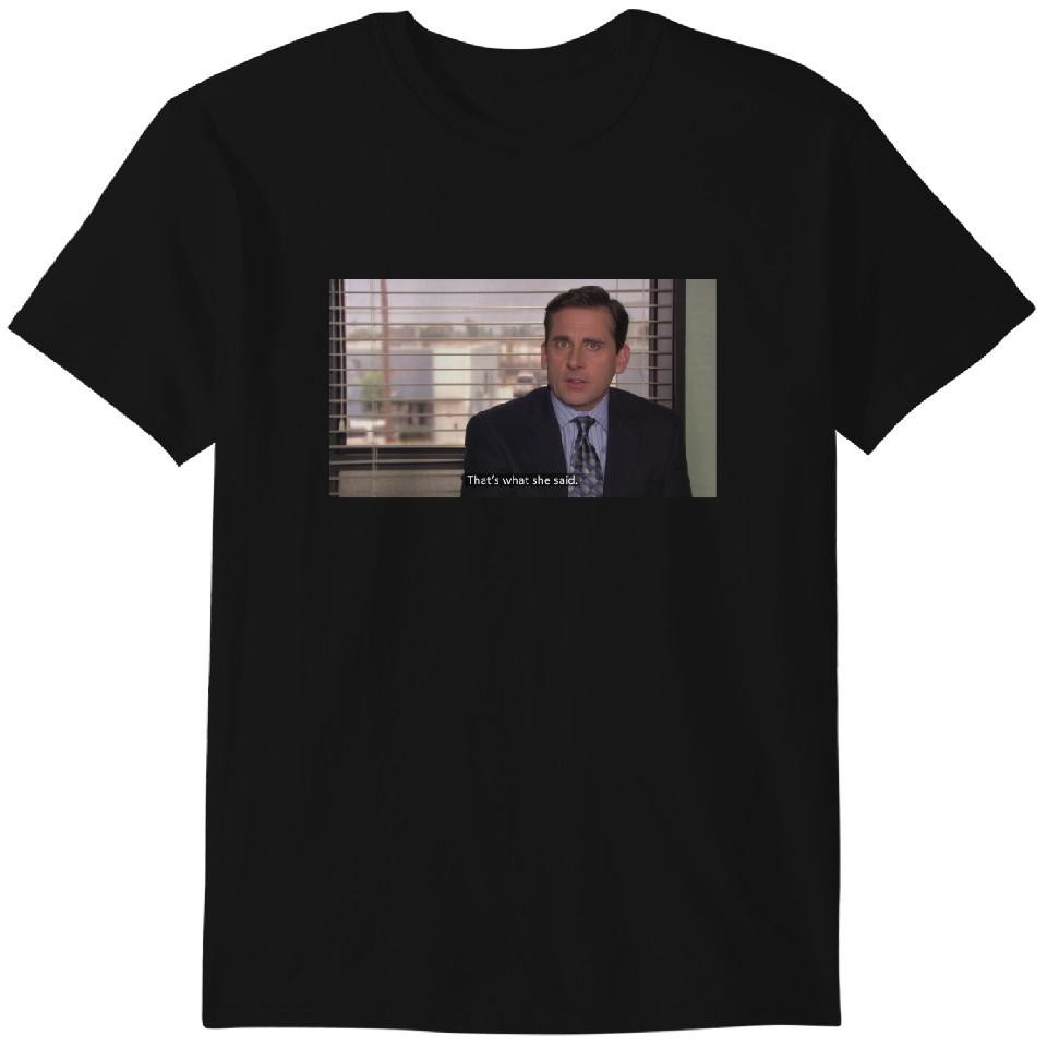 Michael Scott T-shirt, Funny T-shirt, Gift, For Him, For Her, That's What She Said, The Office Classic T-shirt