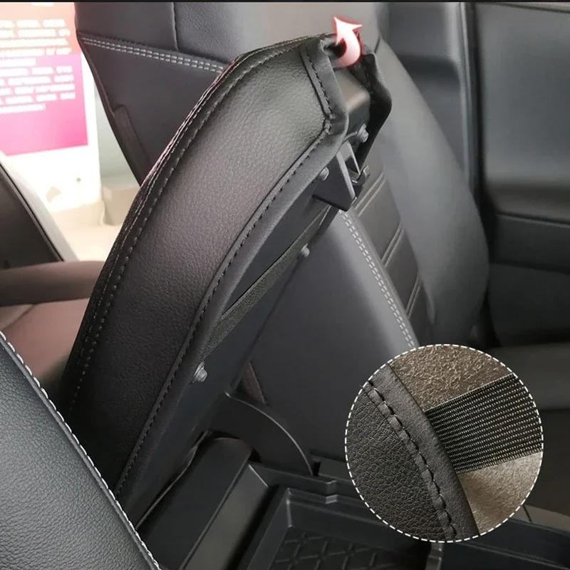 Car Console Armrest Covering Mat for Toyota RAV4 2019 2020 2024 2024 2024 Car Arm Rest Storage Lid Leather Cover Protection Pad