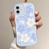 Чехол для телефона с цветком для iPhone 13, чехол для iPhone 15 14 Pro 12 11 Pro Max XR XS X 7 8 Plus SE 2020, противоударный силиконовый мягкий волнистый чехол