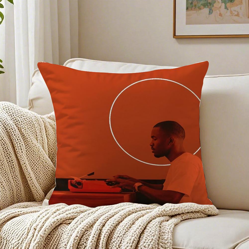 Smooth RB American Singer FFrank Ocean Cushion Cover Pillowcase Antidustmite living Room Sofa Decor Cushion Room