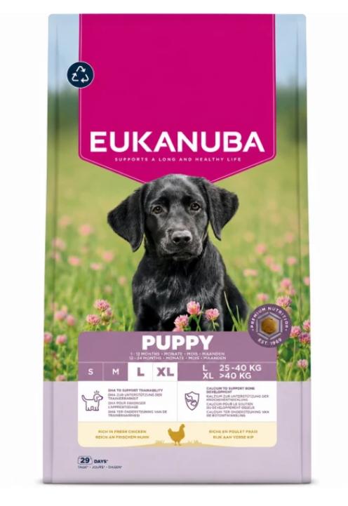 Eukanuba Dog Breeder Puppy Large Chicken Dry Dog Food 18kg