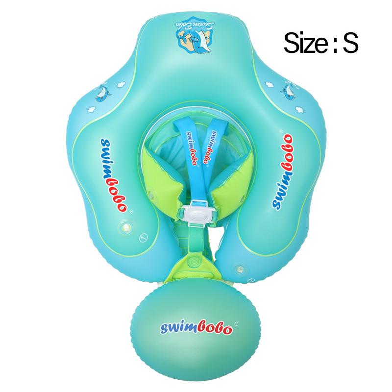 Baby Swimming Float with Canopy Splash Game Inflatable Pool Float Children Ring Toy Girls Basketball Game Bucket Pink Pony Ring