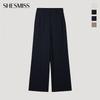 [shs Miss] Базовые полуширокие брюки Swwslp22050