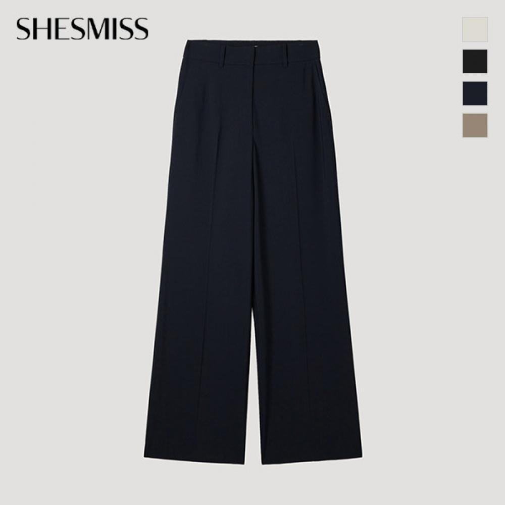 [shs Miss] Базовые полуширокие брюки Swwslp22050