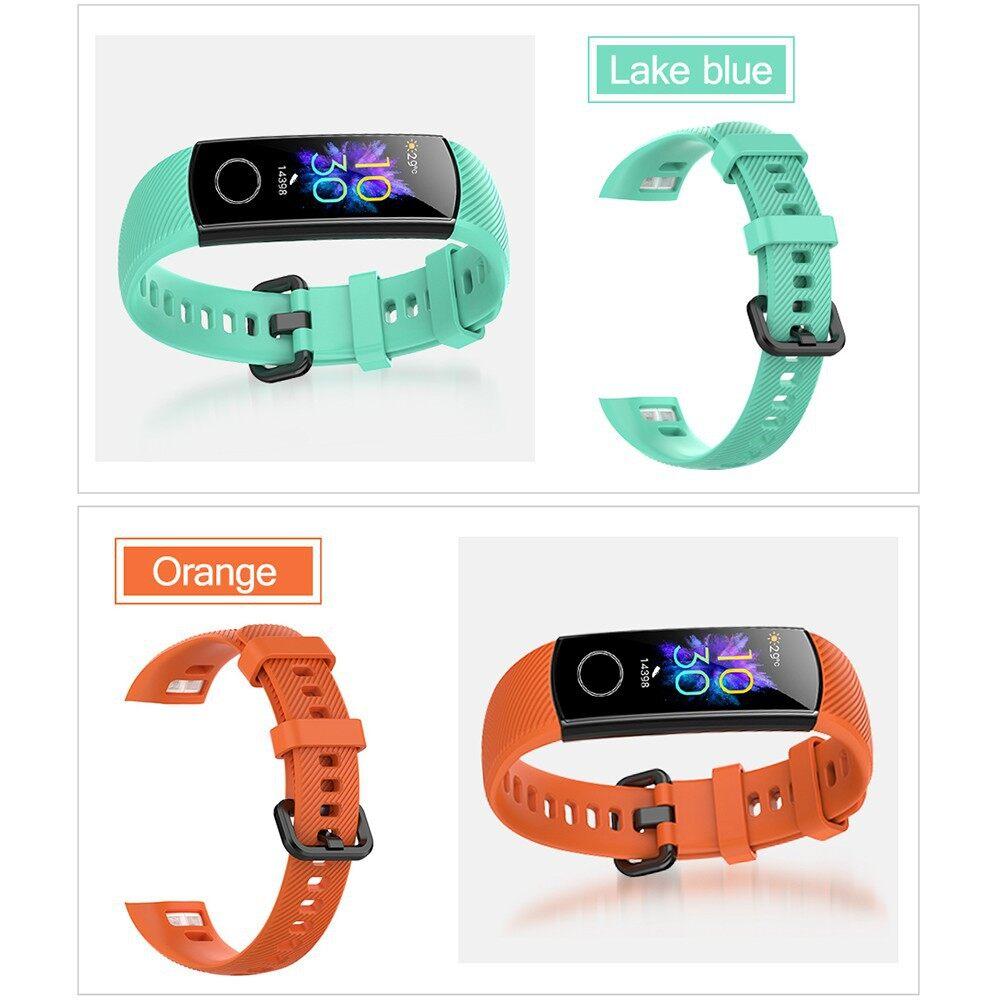 Ремешок для Honor Band 5 4, спортивные браслеты, красочный силиконовый сменный браслет для Honor Band 5, умные аксессуары