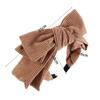 Wide Bowtie Hair Hoop Corduroy Wash Face Hairband Fashion Bowtie Headband  Makeup