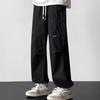 2024 Fashion Men's Loose Retro Fashion Casual Straight Crop Pants