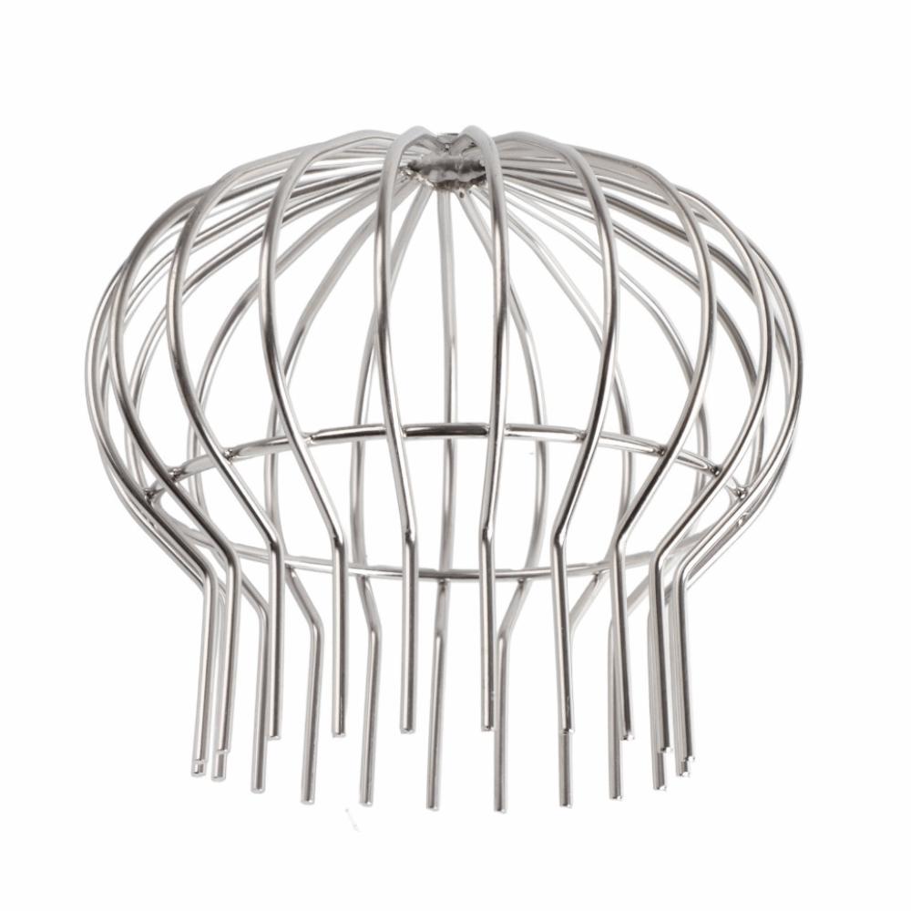 304 Stainless Steel Gutter Guard Strainer Round Line Cap Floor Drain Net Pipe Protector Balcony