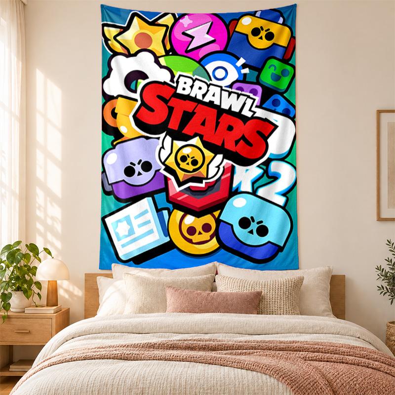 Brawl Stars Tapestry highquality for decorating living room bedroom dorm walls ideal as bedroom wallart orholiday gift