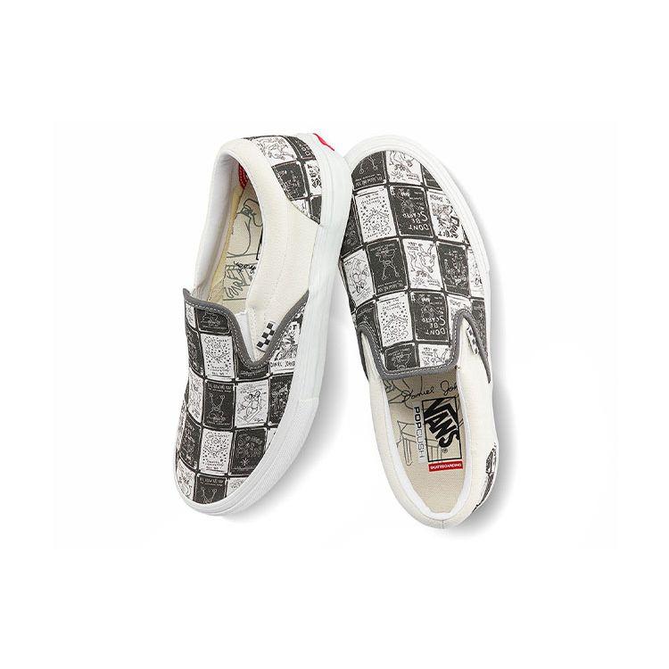 Daniel Johnston x Vans Skate Slip-On Кеды-слипоны Кассетная лента Унисекс Серо-вороний VN0A5FCAAO7