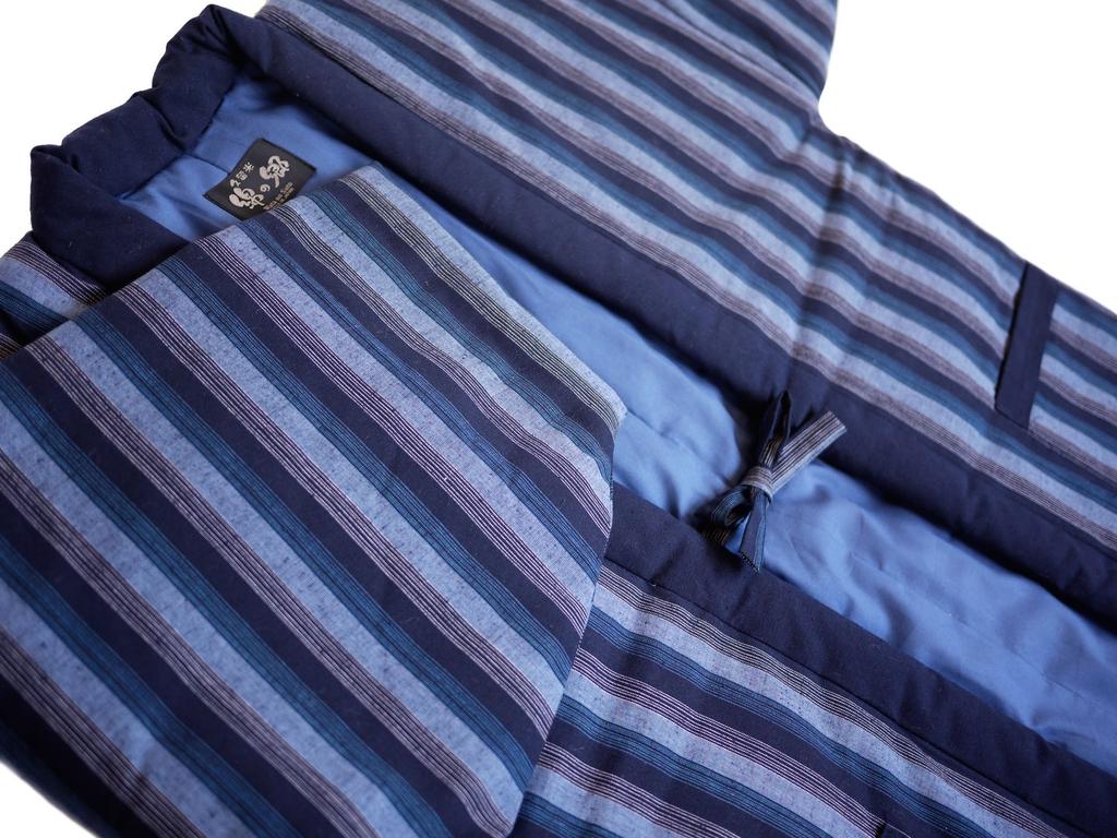 Watanosato Kurume Tsumugi Woven Hanten Men's Hanten! (5)