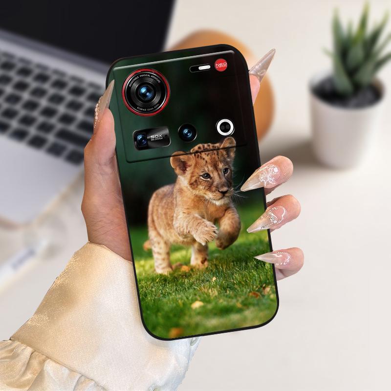 Чехол для телефона ZTE nubia Z70 Ultra Чехлы NX733J Мультяшный Мягкий ТПУ Силиконовый Чехол Для Nubia Z 70 Ultra 5G Защитный Fundas Бампер