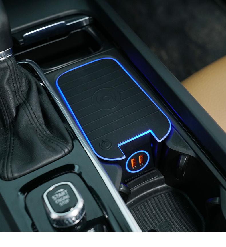 Беспроводное быстрое зарядное устройство для Volvo XC60/XC90/S90/V60/V90/S60