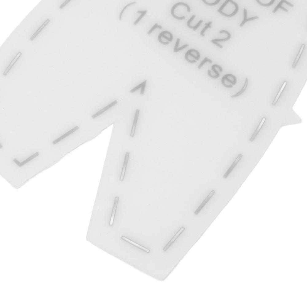 10pcs Acrylic Memory Bear Template Ruler Reusable Acrylic Template Ruler Set DIY Craft