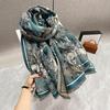 Women S Vintage Horse Faux Cashmere Thick Warm Scarf