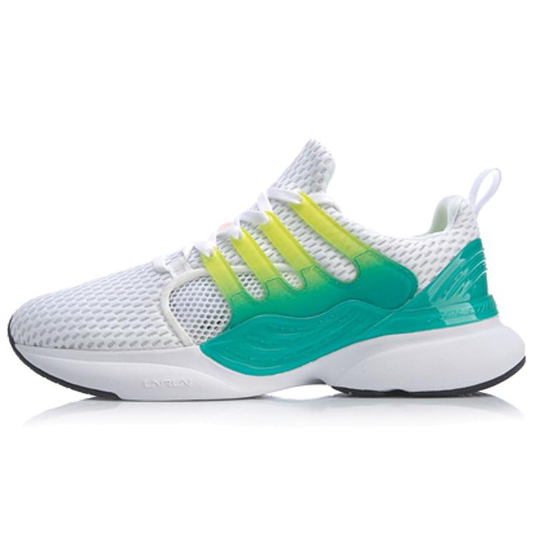 Li Ning Crazy Run X Амортизирующие Дышащие Низкие Беговые Кроссовки Женские Стандартные Белые ARHP054-2