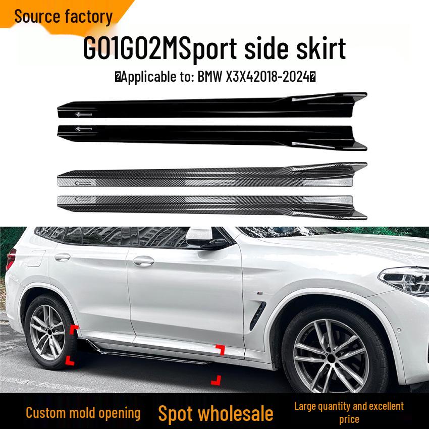 BMW X3 G01/X4 G02 Sport Side Skirt Spoiler 18-24 Models